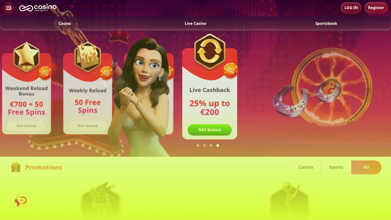 Casino Infinity Online Casino Games