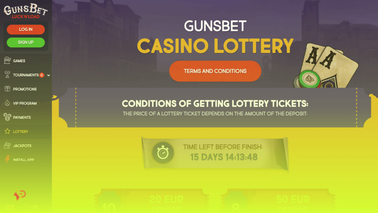 GunsBet Online Casino Promotions