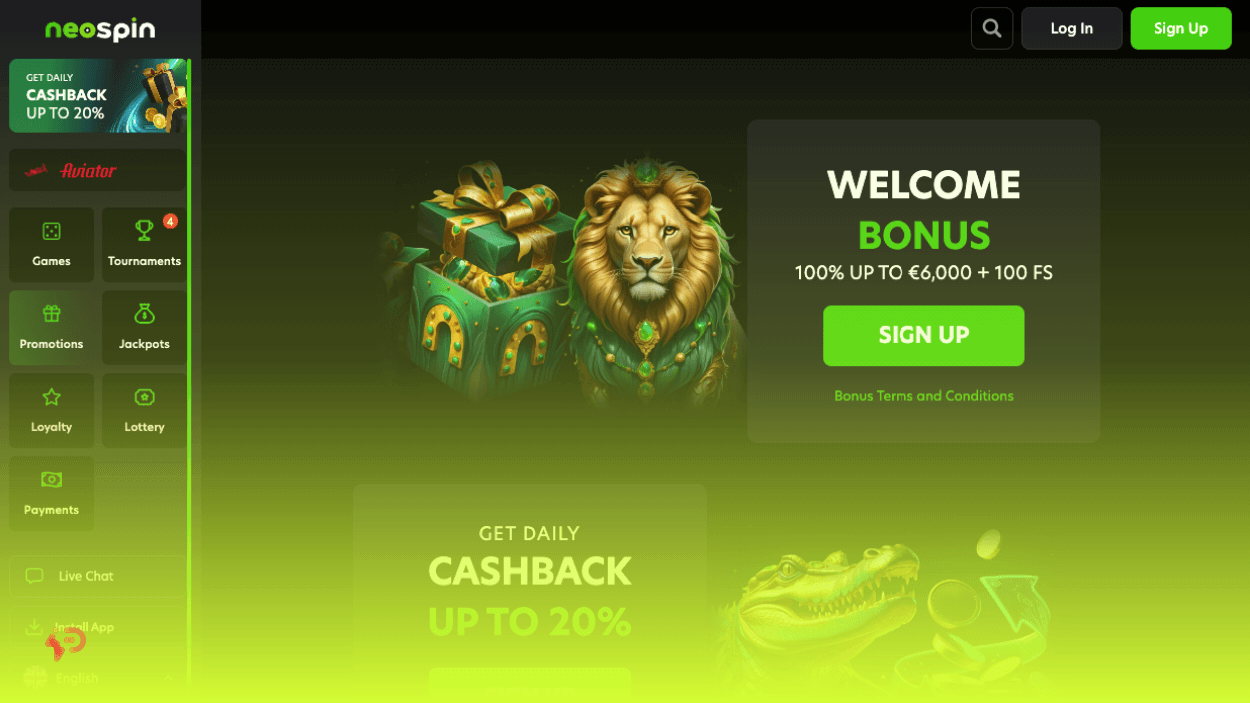 Neospin Online Casino Games