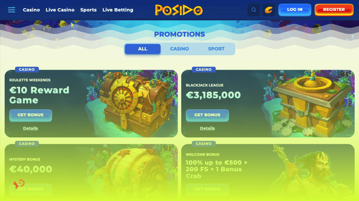 Posido Online Casino Promotions