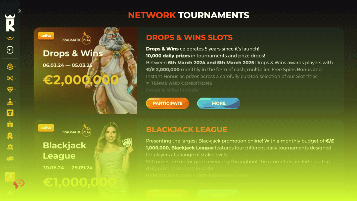 Rakoo Online Casino Promotions